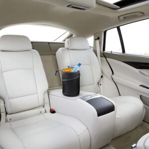 CAR TRASH CAN TRAVEL PORTABLE BLACK CAR TRASH CAN TRAVEL PORTABLE BLACK